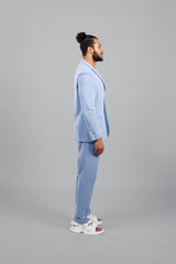 Tailored Jacket Powder Blue